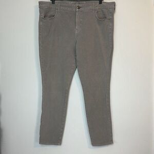 American Eagle Outfitters Gray AEO Sateen Jeggings 20
